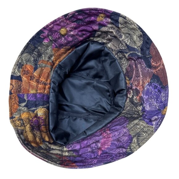 Floral Bucket Hat With Satin Lining - Picture 5 of 6